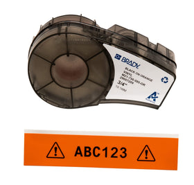 Brady front packaging showing product and clear identification benefit