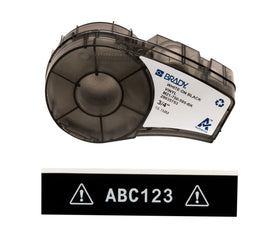 Brady front roll packaging showing product and size, aiding correct purchase