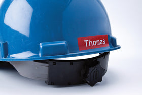 Brady cartridge installed in printer, enabling quick plug-and-play labeling