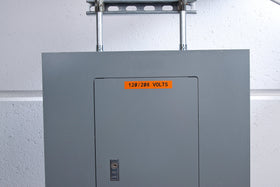 Brady label stuck inside a freezer illustrating cold-resistant adhesive performance
