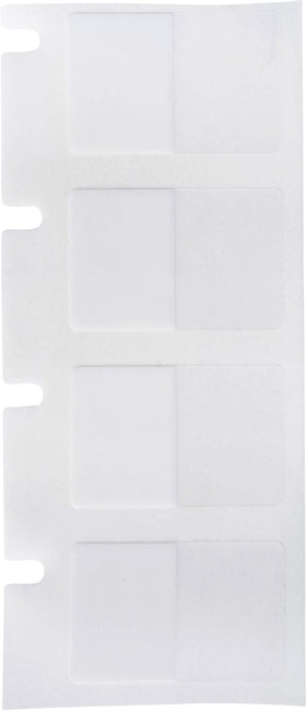 Size comparison of Brady 0.75 x 0.5 inch label on a cable demonstrating compact, readable ID