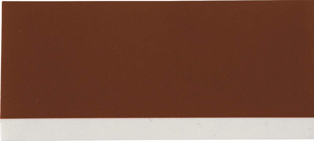 brady close-up of vinyl label texture showing durable surface and clear print contrast