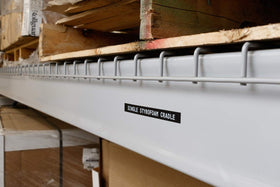 Brady labels on workspace equipment improving organization and traceability