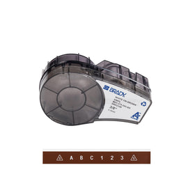 Brady front packaging showing roll label and compatibility — durable identification