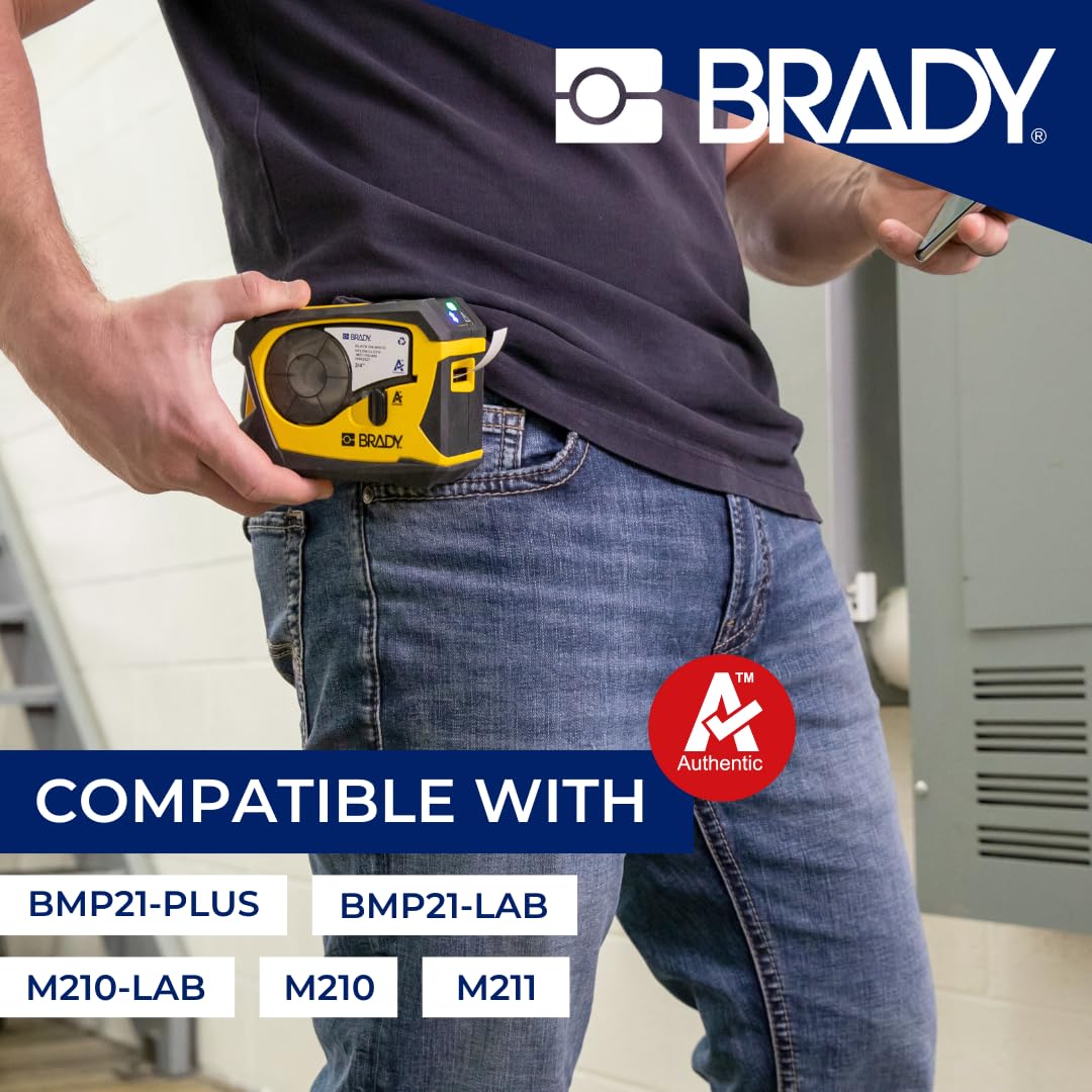 Brady PermaSleeve compatible with BMP21 printers for quick labeling