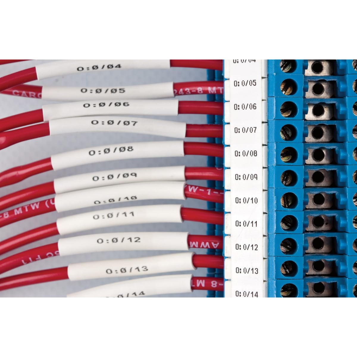 Brady PermaSleeve 80-label cartridge enables quick, reliable wire labeling with BMP printers.