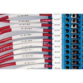 Brady PermaSleeve 80-label cartridge enables quick, reliable wire labeling with BMP printers.