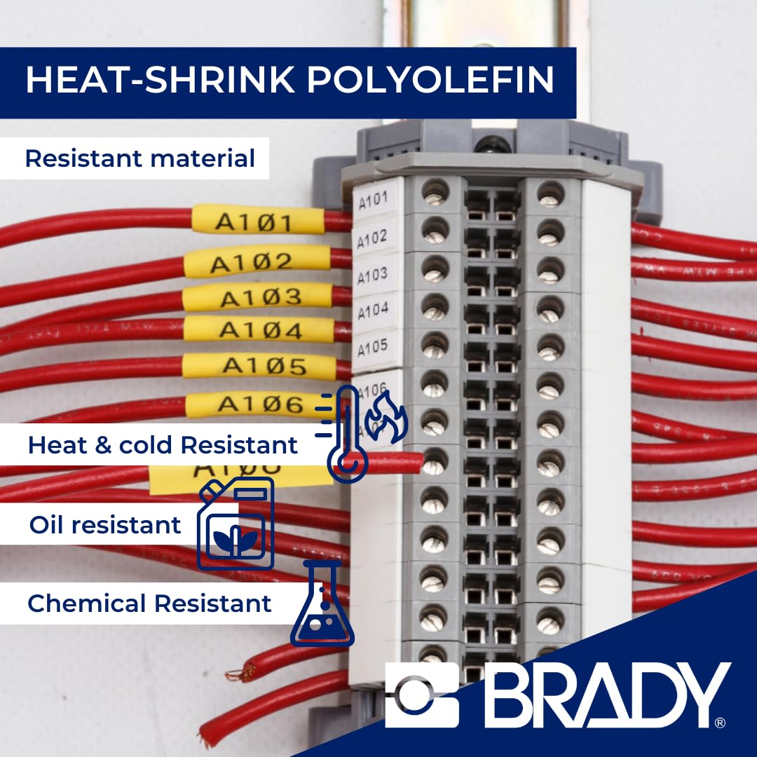 Brady PermaSleeve on wire harness demonstrates strong heat and chemical resistance