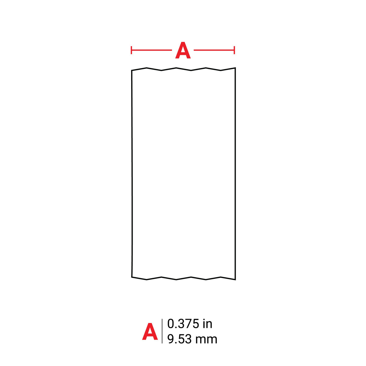 Brady printed label wrapped on wire showing clear legible identification