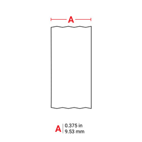 Brady printed label wrapped on wire showing clear legible identification