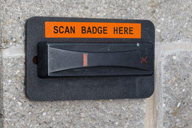 Brady cartridge installed in BMP21 printer for quick on-demand labeling