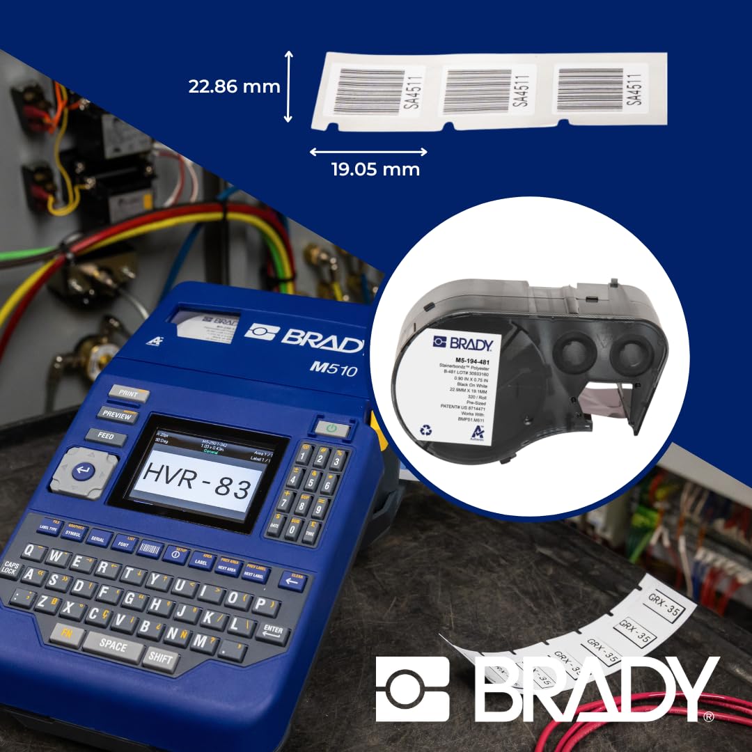 Brady RoHS compliant StainerBondz labels meet current safety standards.