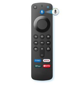 B BraiNice Fire Stick remote front view with ergonomic grip for easy control.