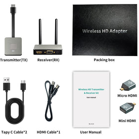 BRAIDOL packaging includes cables and quick start guide for setup.