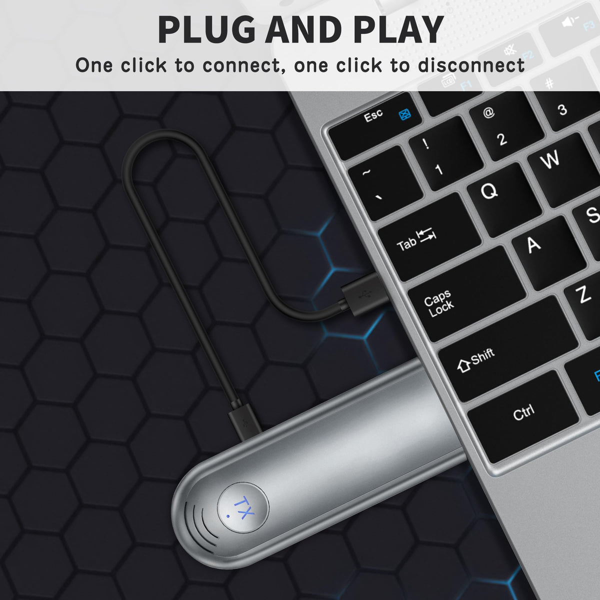 BRAIDOL TPUFO plug-and-play kit connects quickly with no software.