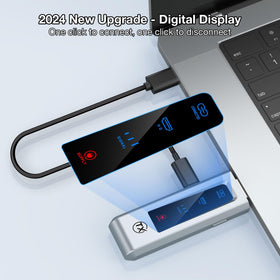BRAIDOL wireless HDMI receiver back panel, easy placement for a clean home theater look.