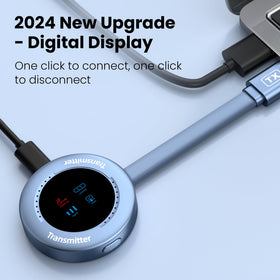 BRAIDOL wireless HDMI receiver LED display shows status at a glance