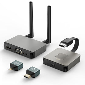 BRAIDOL wireless HDMI transmitter 4K for cable-free laptop-to-display streaming.