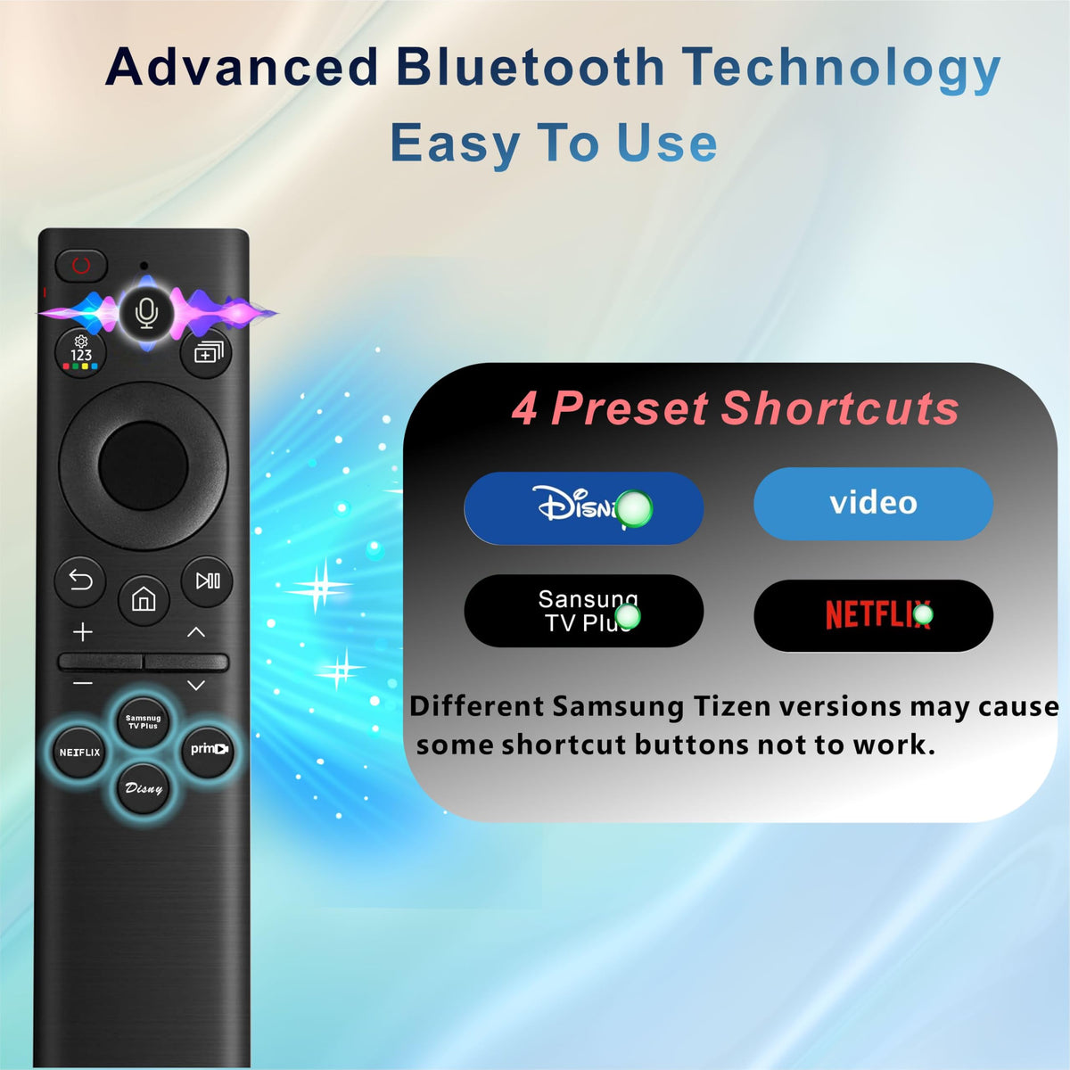 B BraiNice remote Bluetooth range up to 33 feet for flexible use
