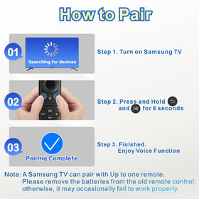 B BraiNice remote with four shortcut buttons for apps
