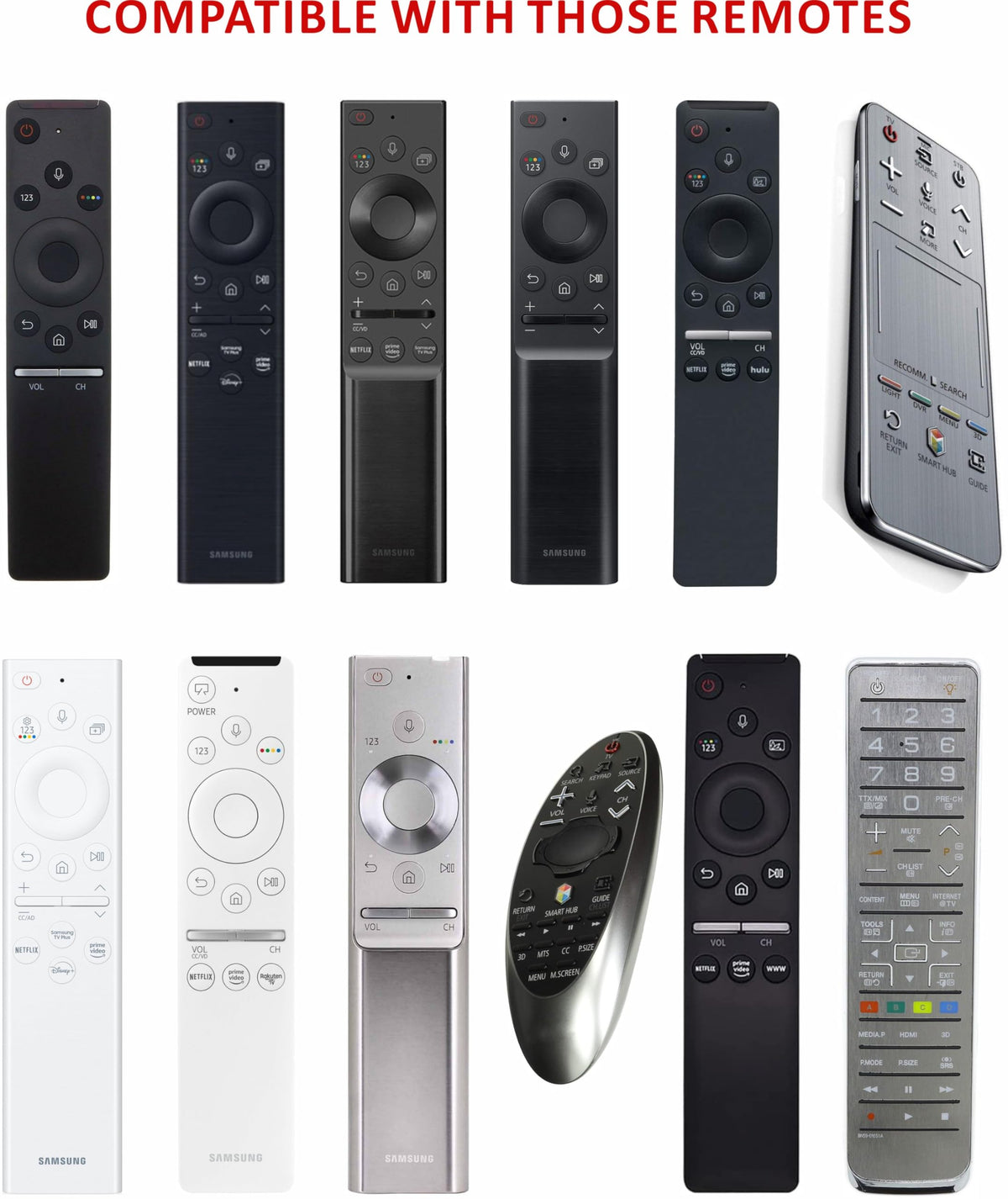Durable, ergonomic BraiNice TM2440A remote with anti-slip keys for daily use