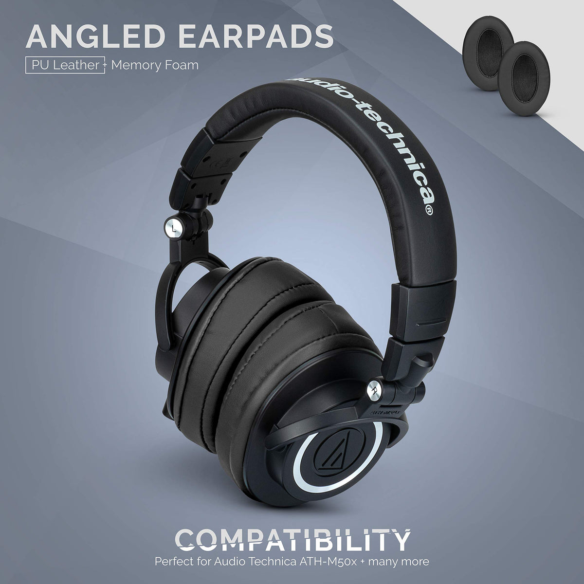 Brainwavz angled ear pads for Turtle Beach deliver durable padding for long sessions.