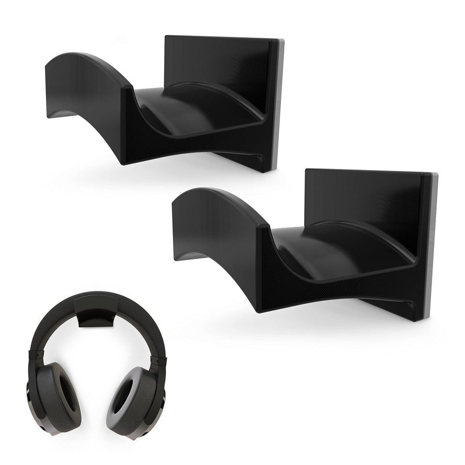 Brainwavz Cradle Large 2PK on wall holds headphones securely