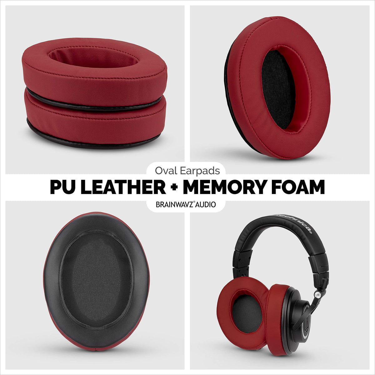 Brainwavz ear pads fit Shure SRH-840 for renewed comfort.
