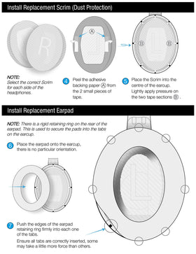 Brainwavz earpads demonstrating durable materials and craftsmanship