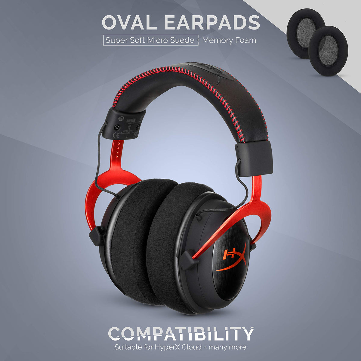 Brainwavz general oval memory foam earpads offer soft touch and long wear.