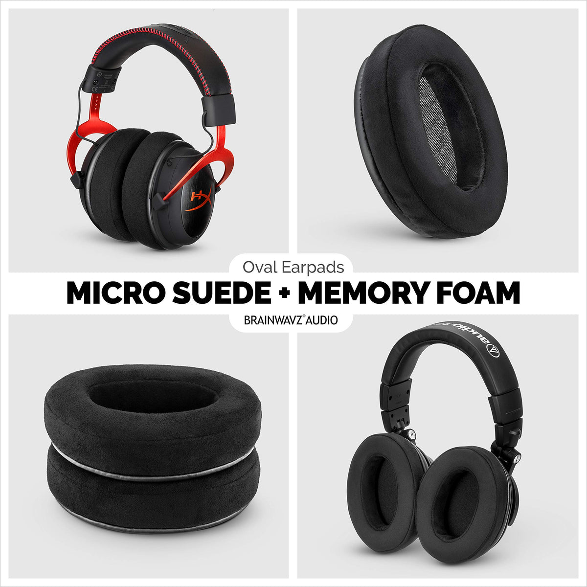 Brainwavz replacement comfort-fit earpads provide a durable, secure swap.