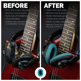Brainwavz earpads memory-foam layer highlights cushioned comfort.
