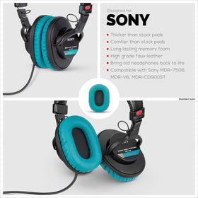 Brainwavz earpads with protein leather surface shows durable texture.