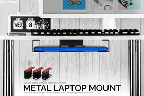 Brainwavz easy installation under the desk for fast organization.