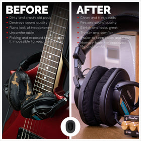 Brainwavz earpads with memory foam core for improved isolation