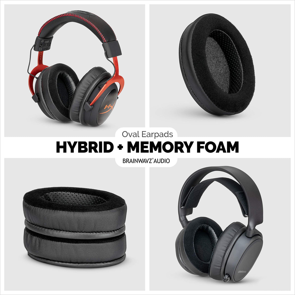 Brainwavz memory-foam earpad insulation reduces ambient noise for focused listening