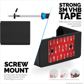 Brainwavz Nighthawk MK62 cradle designed to fit router curvature precisely.