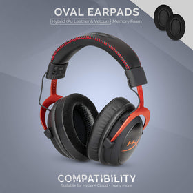 Brainwavz oval-headphone earpad comfort-fit enhances extended listening comfort