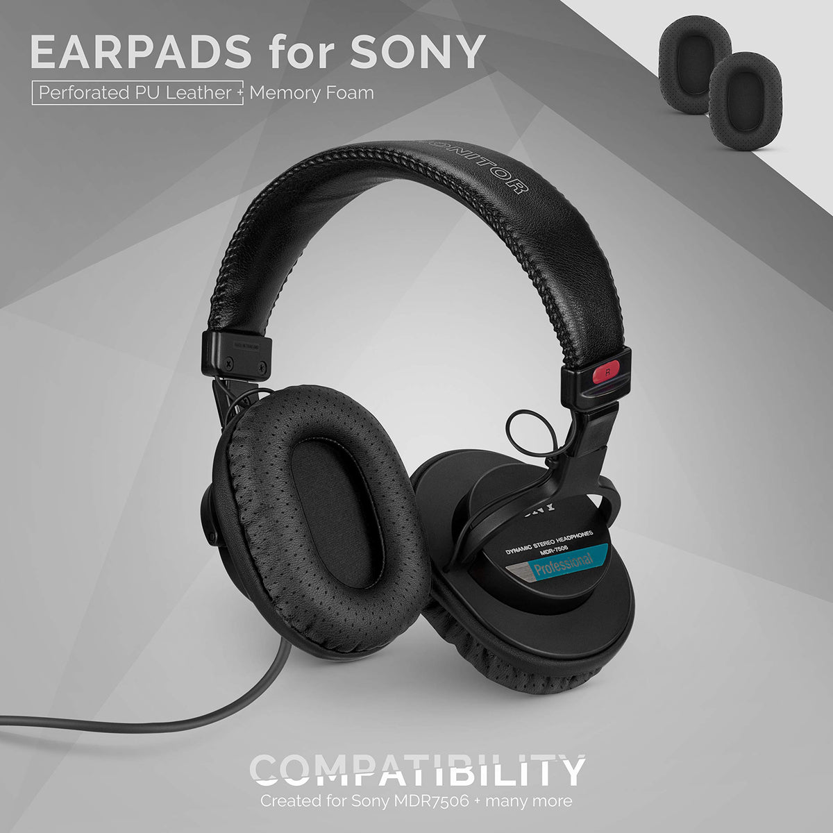 Comfortable memory foam touch during long listening sessions.