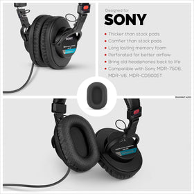 Close-up of memory foam core on Brainwavz earpads.
