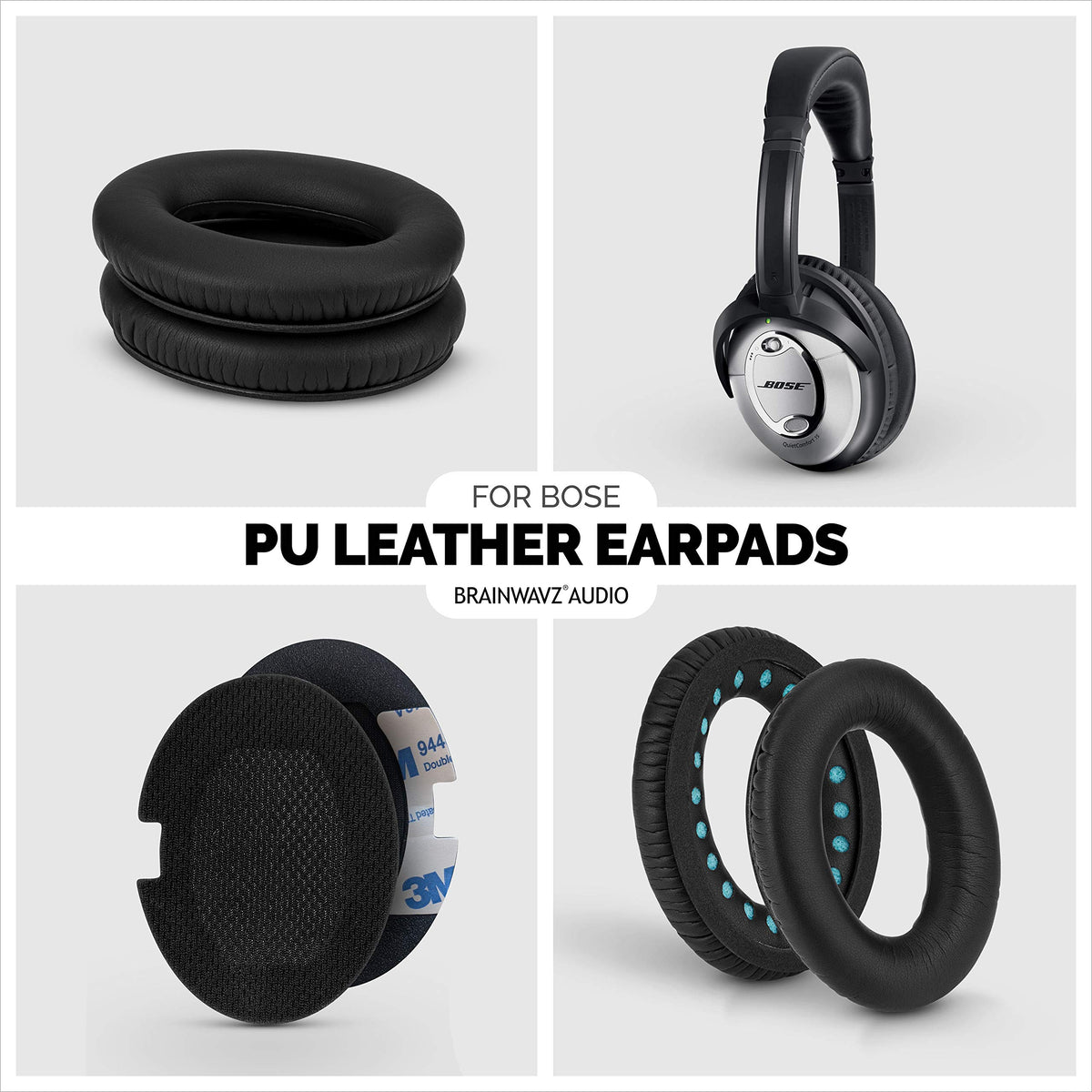 Brainwavz premium PU leather earpads with soft touch surface