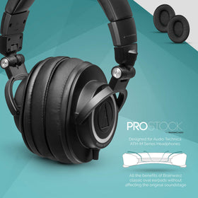 Brainwavz ProStock durable vegan leather finish resists wear.