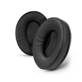 Brainwavz ProStock ear pads closeup vegan leather for premium comfort.