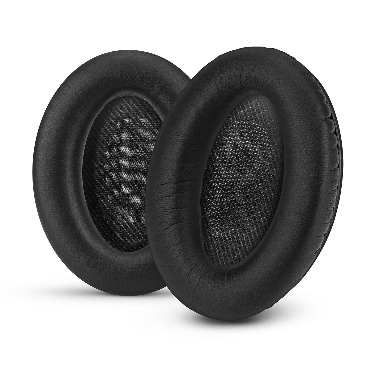 Brainwavz QC35 ear pads foam close-up showing plush memory foam for comfort