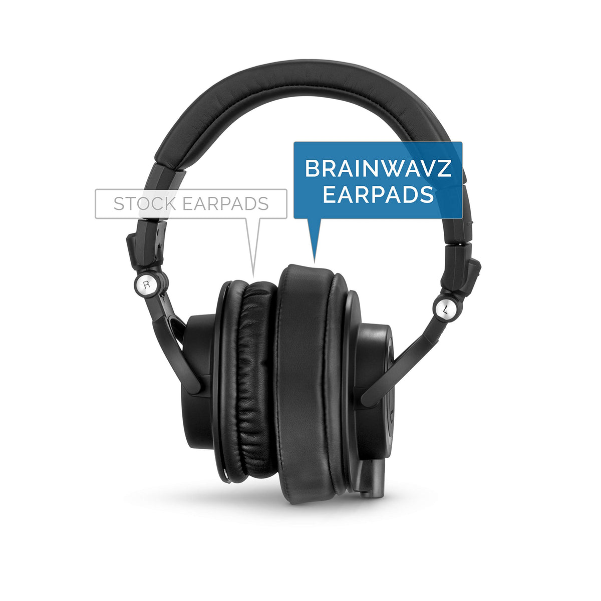Brainwavz earpads for HyperX Cloud provide cushioned wear and better ear seal