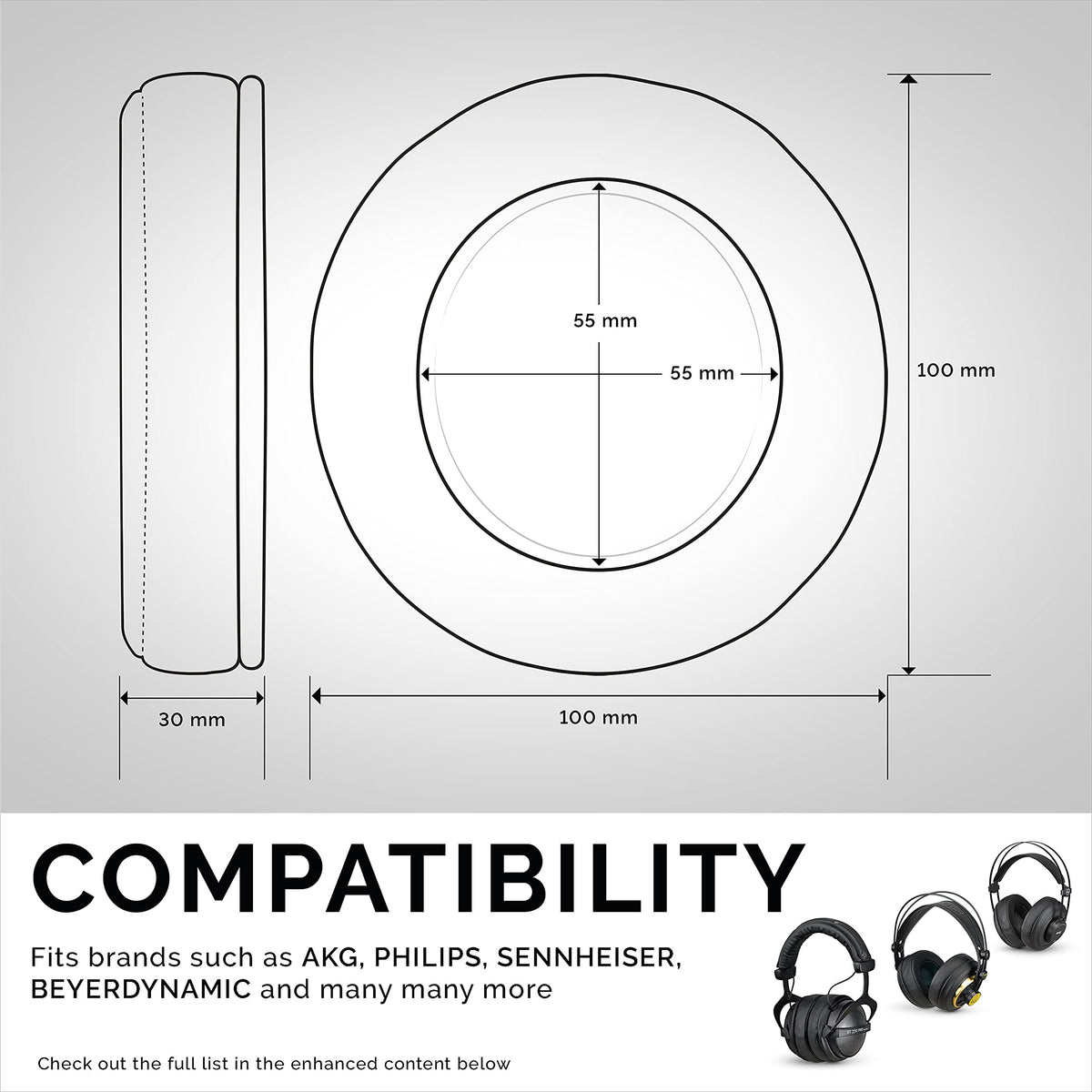 Brainwavz round earpads improve listening comfort with better seal