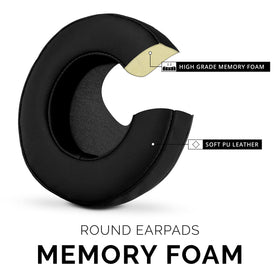 Brainwavz round earpads secure fit for long listening sessions
