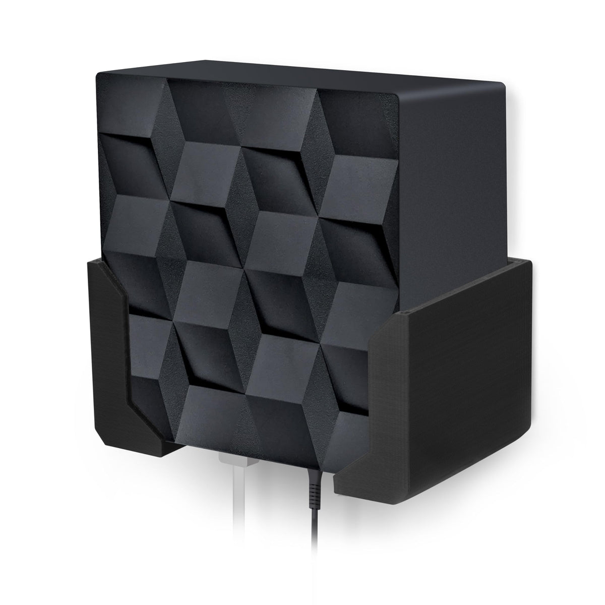 Brainwavz screwless wall mount for Nighthawk MK62, elevated position for cleaner setup and potential range.