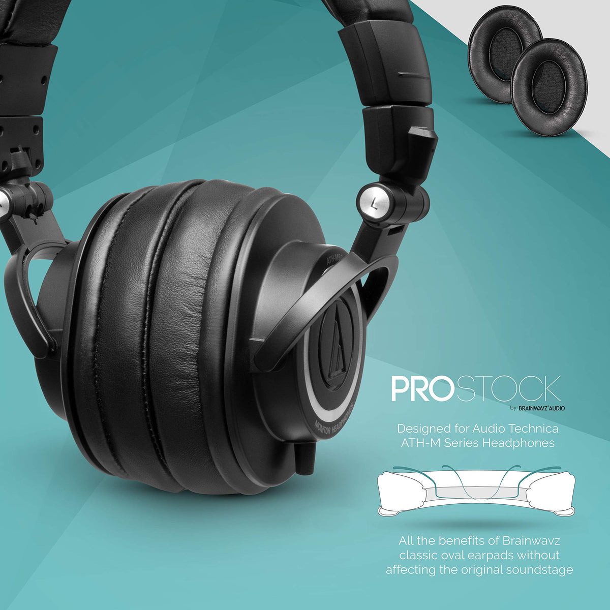 BRAINWAVZ packaging with replacement pads and mounting clarity for easy install