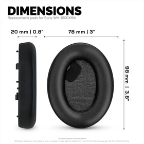 BRAINWAVZ earpads next to a hand showing scale and comfortable coverage